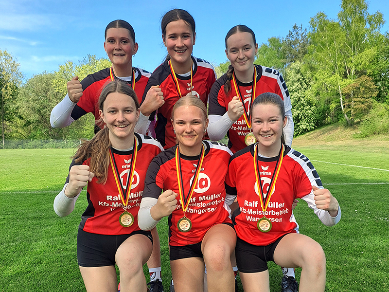 hp MTV Wangersen Bezirksmeister Mädchen U18