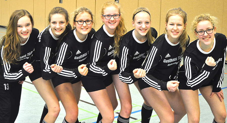 Jenin Heins, Leann-Vivien Leimann, Helke Meyer, Inken Höper, Vivien Werner, Elisa Schult und Katharina Bargsten.